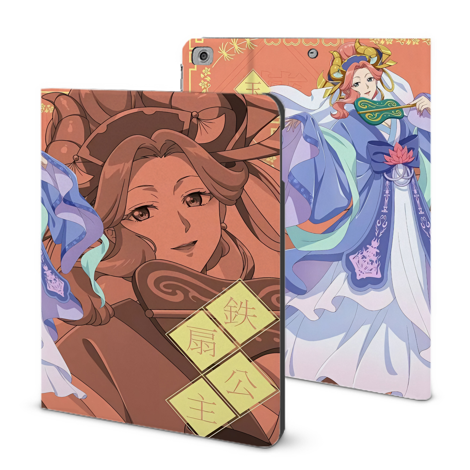 （画像用） 薬屋のひとりごと The Apothecary Diaries IPad ケース ブック型 PUレザー TPU 耐衝撃 軽量 薄型 ペン収納なし 全面保護 IPad 各モデル対応